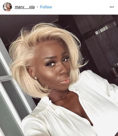 Edgy Bob Haircuts, Modern Bob Hairstyles, Blonde Style, Body Wave Hair, Short Blonde, Hair Waves, Remy Human Hair, Bobs Haircuts, Weave Hairstyles