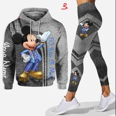 Mickey Mouse Hoodie and Leggings Diseny Minnie Hoodie sold by Deserving Louse | SKU 172236351 | Printerval Disney World Gifts, Mickey Mouse Hoodie, Hoodie And Leggings, Yoga Hoodie, Disney Hoodies, Leggings Hoodie, Disney Sweatshirts, Hoodie Set, Activewear Sets