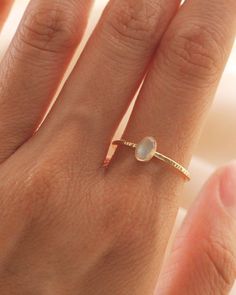 Dainty Oval Birthstone Ring, Dainty Oval Cabochon Birthstone Jewelry, Dainty Oval Birthstone Ring For Everyday, Dainty Oval Stackable Birthstone Ring, Adjustable Dainty Oval Birthstone Ring, Dainty Gold Oval Birthstone Ring, Delicate Oval Birthstone Ring, Gold Oval Dainty Birthstone Ring, Delicate Oval Gemstone Birthstone Ring