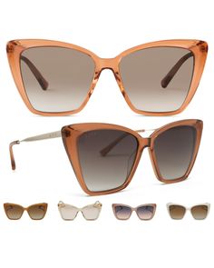 PRICES MAY VARY. Our Becky II is for the life of the party! Dress to impress in these oversized cream tortoise shell sunglasses, featuring a flirty cat eye, luxe metal temples, pink lenses, and endless glamour. CHIC CAT EYES: This classic shape is stylish and face-flattering. If you’re looking for an effortlessly fashion-forward look, you’re sure to love these sunglasses. SEE THROUGH A NEW LENS: Wear confidently with scratch resistance and UVA/UVB protection that has you covered, anytime, any pl Flirty Cat, Pink Lenses, Tortoise Shell Sunglasses, Cat Eyes, Color Fashion, Cat Eye Frames, Sunglasses For Women, Oversized Sunglasses, Eyewear Accessories