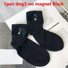 Indulge in soft, cozy, comfort with our Magnetic Hand Cartoon Eyes Socks! Perfectly crafted with a standard thickness and mid-length tube, they feature a polyester blend that exudes a playful spirit. Look and feel fabulous with these unique socks! DETAILSThickness: StandardSocks Tube Height: Middle TubeMaterial: PolyesterPattern Type: Cartoon Casual Black Mid-calf Socks, Comfortable Black Knee-high Socks For Gifts, Soft Comfortable Black Socks, Comfortable Soft Black Socks, Black White Cartoon, Couple Socks, Hand Socks, Loft Fashion, Celebrity Couple