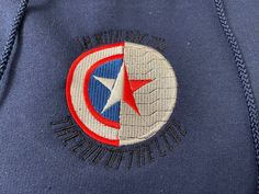 Steve Rogers And Bucky Barnes, Marvel Hoodie, Avengers Hoodie, Dr Marvel, Avengers Outfits, Marvel Dr, Navy Crewneck, Bucky And Steve, Marvel Clothes