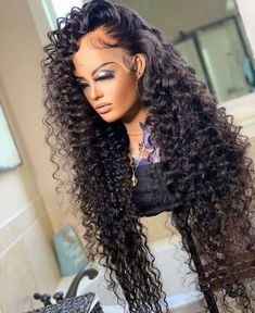 Curly Lace Frontal, Wig Styling, Afro Wigs, Curly Lace Front Wigs, Deep Curly, Wig Human Hair