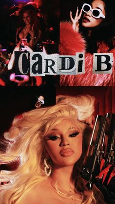 the poster for cardi b's upcoming album