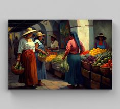 To see other related Mexican art that you may be interested in. Click here: https://www.etsy.com/shop/AntarmadaOfficial/?section_id=41795335 Mexican Woman in Market Print, Mexican Woman Art Poster, Wall Art Decor, Mexican Art, Mexican Decor, Home Decor, Mexican Woman Painting 🎨 Elevate Your Space with Stunning Canvas and Framed Prints ⭐ Why Choose Our Prints? ✅ Ready to Hang   All canvases, both framed and stretched, are wrapped and ready to hang right out of the box. ✅ Wide Selection of Frames Traditional Mexican Paintings, Mexican Artwork On Garden Walls, Vintage Mexican Paintings, Mexican Framed Wall Art, Mexican Art Painting, Mecican Wall Art, Mexican Paintings, Vegetable Painting, Latino Art