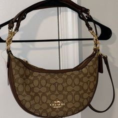 New With Tags. Never Used. Brown Coach Saddle Bag That Includes Two Straps. One Crossbody & One Shoulder Strap. Coach Saddle Bag, Brown Coach, Saddle Bag, Saddle Bags, Coach Bags, Saddle, Crossbody Bags, Shoulder Strap, One Shoulder