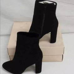 Brand New Bcbg Women's Ally Microsuede Bootie In Black, And Come With Box. Bootie Boots, Ankle Boots, Brand New, Women Shoes, Boots, Heels, Women Shopping, Black, Color