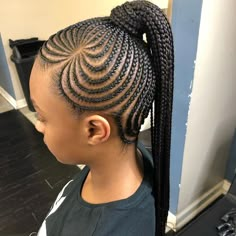 Ghanian Lines, Easy Hairstyles For Kids, African Hair Braiding Styles, Lisa Rinna, Braided Cornrow Hairstyles, Braided Ponytail Hairstyles, Pelo Afro, Hair Twist Styles, Girls Hairstyles Braids