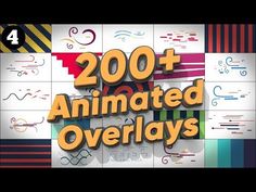 the cover of 200 animated overlays