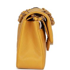 This Small Classic Double Flap bag is in yellow caviar leather with light gold tone hardware and features a front flap with signature CC turnlock closure, half moon back pocket, and adjustable interwoven light gold tone chain link and yellow leather shoulder strapDelivery 5-8 or 10-15 working days Please note that during high season and Sale period, delivery times may be affected We accept payment with a Credit card, Debit card, or PayPal.Note: Our Items are totally New High quality Brand Inspired Refurbished. Please make sure you are well aware of it before buying any of the Item. T&C's Apply in case of refunds.Please send us message on below chat to confirm availability. We will send the Refurbished Model in case you place an order with us. Enjoy Shopping.Always Send Us message to confir Gold Bags With Hasp Closure For Formal Occasions, Gold Bags With Hasp Closure For Formal Events, Formal Gold Bag With Hasp Closure, Gold Double Flap Shoulder Bag For Evening, Gold Double Flap Evening Shoulder Bag, Luxury Crossbody Flap Bag With Hasp Closure, Elegant Yellow Bag With Gold-tone Hardware, Luxury Bags With Fold Over Clasp And Double Flap, Luxury Bag With Double Flap And Fold Over Clasp