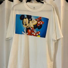 Disney Parks Valentine’s Day T Shirt 2019 Size Xl Never Been Worn New Without Tags Disney Park, Disney Shirts, Disney Parks, Colorful Shirts, Tee Shirts, Mens Shirts, Man Shop, White, Disney