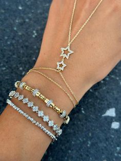 Gold plated Silver color star hand chain bracelet Gift Chain Bracelet, Hand Set, Adjustable, Adjustable Gold Chain Bracelet With Star Charm, Dainty Silver Star-shaped Chain Bracelet, Dainty Stars, Adjustable Silver Star-shaped Chain Bracelet, Adjustable Gold Star-shaped Chain Bracelet, Chain Bracelet Silver, Hand Chain Bracelet, Wood Bracelet