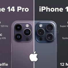 the iphone 11 pro and iphone 12 pro are shown in two different color options, each with their own camera lens