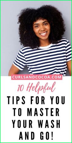 Bonus: Avoid using a curling iron too often as it can cause hair damage. #hairgrowthspecialist #hair #hairfall Wash And Go Routine, Textured Hairstyles, Wash And Go, Fresh Hair