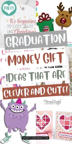 graduation money gift ideas that are clever and cute for the classroom or college student in your life