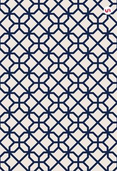 a blue and white geometric pattern