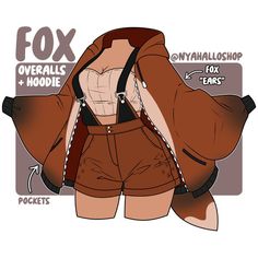 Fox Hoodie, Art Outfits, Dress Design Sketches, New Space, Hoodie Set