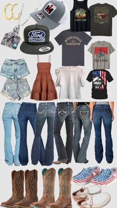 Cute Southern Outfits, Cowgirl Fits, Country Summer Outfits, Job Clothes