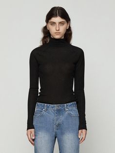 Composition : polyester 65% rayon 35%Color : BlackCountry of Origin : KOREA High Neck Long Sleeve Top, High Neck Long Sleeve, Long Sleeve Top, High Neck, Long Sleeve Tops, Sleeve Top, Composition, Top Outfits, The Originals