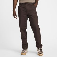 Built for life and made to last, these fatigue pants are part of our Nike Life collection. The standard fit is designed to feel relaxed through the seat and thighs for a casual fit you can dress up or down, while soft herringbone twill keeps your look casual and timeless. Rectangular patch pockets on the front with button-down pockets on the back complete the military-inspired design. Nike Relaxed Fit Cotton Pants, Nike Cotton Cargo Pants For Outdoor, Nike Casual Straight Leg Cargo Pants, Nike Relaxed Fit Cargo Pants With Pockets, Nike Cargo Pants With Relaxed Fit And Pockets, Nike Cotton Relaxed Fit Cargo Pants, Nike Relaxed Fit Cotton Cargo Pants, Nike Cotton Cargo Pants With Relaxed Fit, Nike Relaxed Fit Pants With Side Pockets