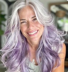 Grey Hair Inspiration, Transition To Gray Hair, Wild Hair, Hairstyle Gallery, Short Wavy, Haircuts For Fine Hair