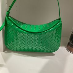 Comes With Dust Bag. Brand New. Impulse Purchase That I Haven’t Gotten The Chance To Use. Luxury Green Shoulder Bag For Errands, Luxury Green Pouch Shoulder Bag, Designer Green Rectangular Bucket Bag, Luxury Green Crossbody Baguette Bag, Green Rectangular Bucket Bag For Evening, Green Rectangular Evening Bucket Bag, Green Baguette Tote Bag With Detachable Handle, Green Baguette Bag With Detachable Handle, Green Tote Baguette Bag For Shopping