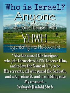 the bible verse with an image of mountains in the background and text that reads, who is