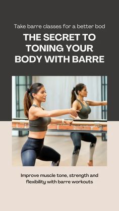 the secret to tone your body with barre