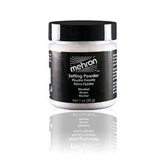 Mehron UltraFine Neutral Setting Powder can be used to set all colors of grease or cream makeup and includes an antiperspirant for stage performers. Mehron Neutral Setting Powder is very fine and clump free and comes in a handy shaker container to minimize mess and control dispersal. 1 ounce shaker bottle. WHAT IT IS- UltraFine Setting Powder is a finely processed, clump-free and moisture absorbing powder for setting cream makeup for longer lasting effect. MADE IN THE USA HOW TO USE- Apply liber Loose Powder Makeup, Foundation For Oily Skin, Mehron Makeup, Makeup Setting Powder, Ultra White, Cream Makeup, Stage Makeup, Shaker Bottle, Powder Makeup