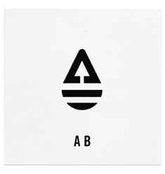 a black and white photo with the word ab on it