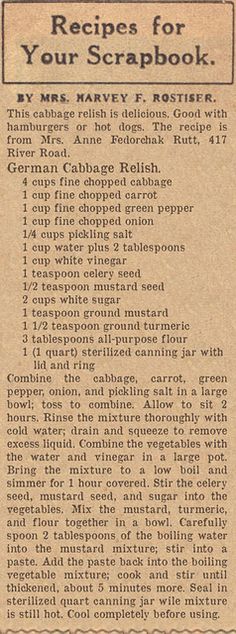 the recipe for your scrapbook by mrs mary f rotter, from her book