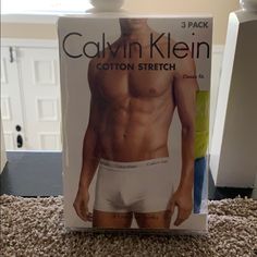 Brand New Men’s Underwear. Blue, Green, Gray. Total 3 Calvin Klein Cotton Boxer Briefs Multi-pack, Calvin Klein Cotton Multipack Boxer Briefs, Calvin Klein Fitted White Boxer Briefs, Fitted Calvin Klein White Boxer Briefs, Fitted White Calvin Klein Boxer Briefs, Calvin Klein Cotton Boxer Briefs For Sports, Mens Calvin Klein Boxer Briefs, Calvin Klein Boxer Briefs, Cotton Boxer Shorts