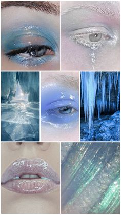 frost, ice queen, snow princess, arctic mermaid Ice Queen Narnia Costume, Frost Fairy Costume, Jack Frost Makeup Ice Queen, Snow Makeup Aesthetic, Ice Themed Makeup, Ice Queen Birthday Party, Ice Inspired Fashion, Ice Queen Rave Outfit, Arctic Mermaid Aesthetic