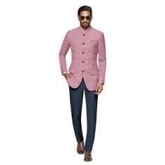 Men classical pink jodhpuri suit set , men burgundy bandhgala suit set , Indian wedding ethnic suit for men , men indian formal wedding wear Suit Collar : Stand-up Collar Suit Colour : All color Suit Fabric : Wool Suit fit : Regular Suit Sleeves : Long Sleeves Suit Work : Hand Embroidery Occasion:- Wedding , function Season:- All(Preferred winter ) For more collection www.etsy.com/shop/ethnicworldstudio Elegant Pink Long Sleeve Nehru Jacket, Tailored Long Sleeve Bandhgala For Eid, Elegant Pink Nehru Jacket For Festive Occasions, Festive Pink Formal Suit, Formal Fitted Pink Kurta, Formal Pink Fitted Kurta, Pink Winter Suits For Formal Occasions, Pink Long Sleeve Nehru Jacket For Formal Occasions, Fitted Pink Bandhgala For Festive Occasions