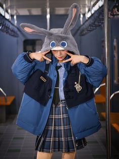 Big Jacket, White Outerwear, Zootopia Judy Hopps, Stand Collar Shirt, Your Adorable, Winter Top, Judy Hopps, A Jacket, Kawaii Clothes