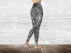 Snow Leopard Print Leggings - Adult, Capri & Kids, Yoga Leggings, Printed Tights, Yoga Pants, Printed Leggings, Leopard Legging, Girl, TC #PlusLeggings #CheetahAnimalPrint #SnowLeopardPrint #CheetahSpots #LeopardSpots #CheetahLeopard #LeopardSkinPants #CheetahPattern #BigCat #CheetahPrint Exercise Walking, Dance Workouts, Snow Leopard Print, Animal Print Design, Leopard Leggings, Leopard Print Leggings, Printed Tights, Womens Leggings, Gym Yoga