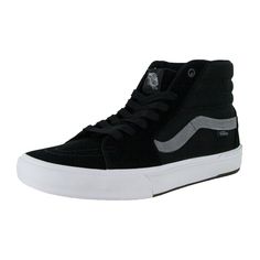 Vans "BMX Sk8-Hi" Sneakers (Black/Gray/White) Classic Skating Shoes MN 7.5 NEW  WITH ORIGINAL BOX FREE SHIPPING Black Sneakers With Vulcanized Sole For Skateboarding, Black Vulcanized Sole Sneakers For Skateboarding, Casual Mid-top Fade-resistant Skate Shoes, Vans Black High-top Streetwear Sneakers, High-top Skate Shoes With White Sole And Fade-resistant, High-top Fade-resistant Skate Shoes With White Sole, Vans High-top Sports Sneakers, Gray High-top Skate Shoes With Laces, High-top Fade-resistant Skate Shoes For Skateboarding