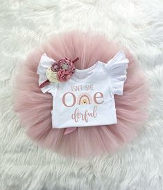 Isn't She Onederful Boho Rainbow 1st Birthday Girl Mauve - Etsy Onesie Cake, Fall 1st Birthdays, Gold Tutu, 1st Birthday Girl, First Birthday Party Themes, Girl 2nd Birthday, First Birthday Themes, Birthday Girl Outfit, Cake Smash Photos