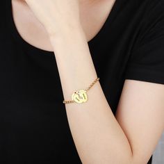 Material: Copper. Color: Gold. Chain Length: 5.5",6.5",7.5",8.5". Process: Gold plated. Recipient: Women,Mom,Wife,Girl Friend,Children,Family. Gift Type: Name Bracelet. Occasions: Valentine's Day,Mother's Day,Christmas,Birthday,etc. Brand: Silviax Jewelry. Item: 2024BR0037 Metal Name Bracelet For Mother's Day And Friendship, Gold Stainless Steel Name Bracelet For Mother's Day, Gold Crystal Bracelet For Mother's Day, Adjustable Personalized Gold Crystal Bracelet, Mother's Day Gold Stainless Steel Bracelet, Gold Chain Bracelet For Mother's Day, Gold Bracelets For Birthday, Gold Metal Bracelets For Birthday, Gold Metal Birthday Bracelets