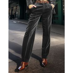 Season:Spring   Fall; Fabric:Polyester; Gender:Men's; Style:Fashion,Casual,Chic  Modern; Occasion:Business,Daily,Holiday; Fit Type:Regular Fit; Function:Comfort; Waistline:Mid Waist; Pattern:Plain; Design:Straight Leg,Front Pocket; Pants Type:Velvet Pants,Suit Pants,Trousers,Dress Pants; Fly Type:Button; Front page:FF; Listing Date:11/29/2023; Hips:; Length:; Waist: Cheap Suits For Men, Bell Bottom Trousers, Tuxedo Shirt Men, Womens Basic Tops, Men's Dress Pants, Mens Outdoor Jackets, Linen Shirt Men, Mens Dress Pants, Tuxedo For Men