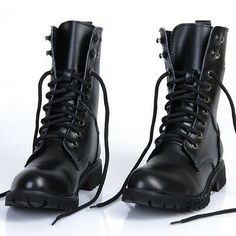 Color Category:black. Hope you can understand! All products are quality checked. Otherwise deal is final. Other 25-40. Itay 20-30. Canada 15-25. Spain 17-30. Backpacking Boots, Military Combat Boots, Leather Motorcycle Boots, Casual Walking Shoes, Rider Boots, High Ankle Boots, Genuine Leather Boots, Motorcycle Riding, Mens Leather Boots