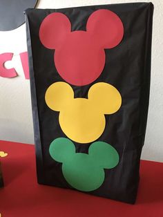 a bag with mickey mouse ears on it