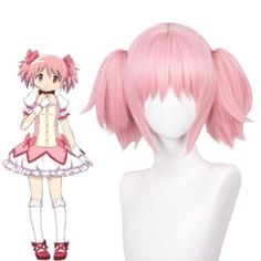 Puella Magi Madoka Magica Madoka Kaname Cosplay Wig 30cm Pink Ponytail Hair, #AD, ##Hair, #Ad, #Ponytail, #Pink, #cm Pink Kawaii Cosplay Costume With Anime Print, Pink Harajuku Costume Accessories For Cosplay, Pink Harajuku Style Costume Accessories For Cosplay, Pink Anime Cosplay Costume For Cosplay Events, Anime Costume Accessories For Cosplay Events, Pink Hair Cosplay, Cute Wigs, Madoka Magica Cosplay, Madoka Cosplay