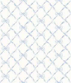 an abstract blue and white wallpaper pattern with wavy lines on the back side of it