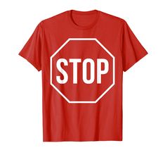 PRICES MAY VARY. Perfect Gift Idea for Men / Women / Kids - Stop Sign Costume Shirt. Cute last minute present for dad, father, mom, mother, husband, wife, youth, adult, baby, toddler, child, little girl boy, friend, student on Halloween / Thanksgiving Day / Christmas 2024 Funny Traffic Signs Lover Dress Up Stop Sign Costume Tee. Complete your collection of group party accessories for him / her (decorations, DIY easy lazy costume, simple matching pretend i'm a outfit, mug, mask, headband, hat, pa Stop Sign Costume, Costume Simple, 2023 Funny, Group Party, Headband Hat, Lover Dress, Present For Dad, Stop Sign, Traffic Signs