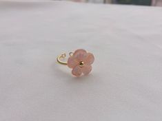 Pink Mother of Pearl Flower Ring, Shell flower Ring, Floral Ring, Gold ring, Wire wrapped Ring, bridesmaid gift, birthday gift, gift for her - Size The flower measures 10mm. Size US/UK US 2 ~ US 12 UK I ~ UK X pls leave us a note if you need other size. - Materials Gold plated brass. Mother of Pearl. - It will be packed in a gift box. - Handmade time: 3-5 days( time from payment to shipment) Payment: Paypal. Jewelry with daily wear and bath is not returnable,refundable or replaceable. Electropla Delicate Flower Ring As Gift, Delicate Flower Ring As A Gift, Delicate Flower Shaped Ring For Gift, Flower Shaped Birthstone Ring, Delicate Flower Ring For Spring Gift, Delicate Spring Flower Ring Gift, Delicate Pink Flower Ring For Gift, Delicate Pink Flower Ring Gift, Delicate Pink Flower Ring As Gift