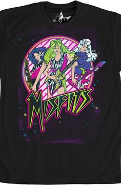 Mens Misfits Rock T-Shirt 80s Tees, Mens Tshirts Fashion, Jem And The Holograms, Rock T Shirt, Best Mens Fashion, Rock T Shirts, Fashion T Shirt, A Celebrity, Love T Shirt