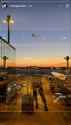 an airplane is parked at the airport terminal