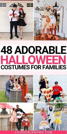 halloween costumes for families that are adorable and easy to diy or do with the kids