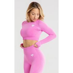 Never Worn! Buttery Soft!! * Workout-Supportive Seamless Structure * Midriff Crop * Raglan Sleeves With Thumbholes * 45% Polyester, 45% Nylon, 10% Elastane #Neon #Activewear #Womensbest #Gymshark #Workout Gymshark Workout, Cropped Long Sleeve, Best Wear, Long Sleeve Crop, Long Sleeve Crop Top, Raglan Sleeve, Amazing Women, Fabric Material, Pink Color